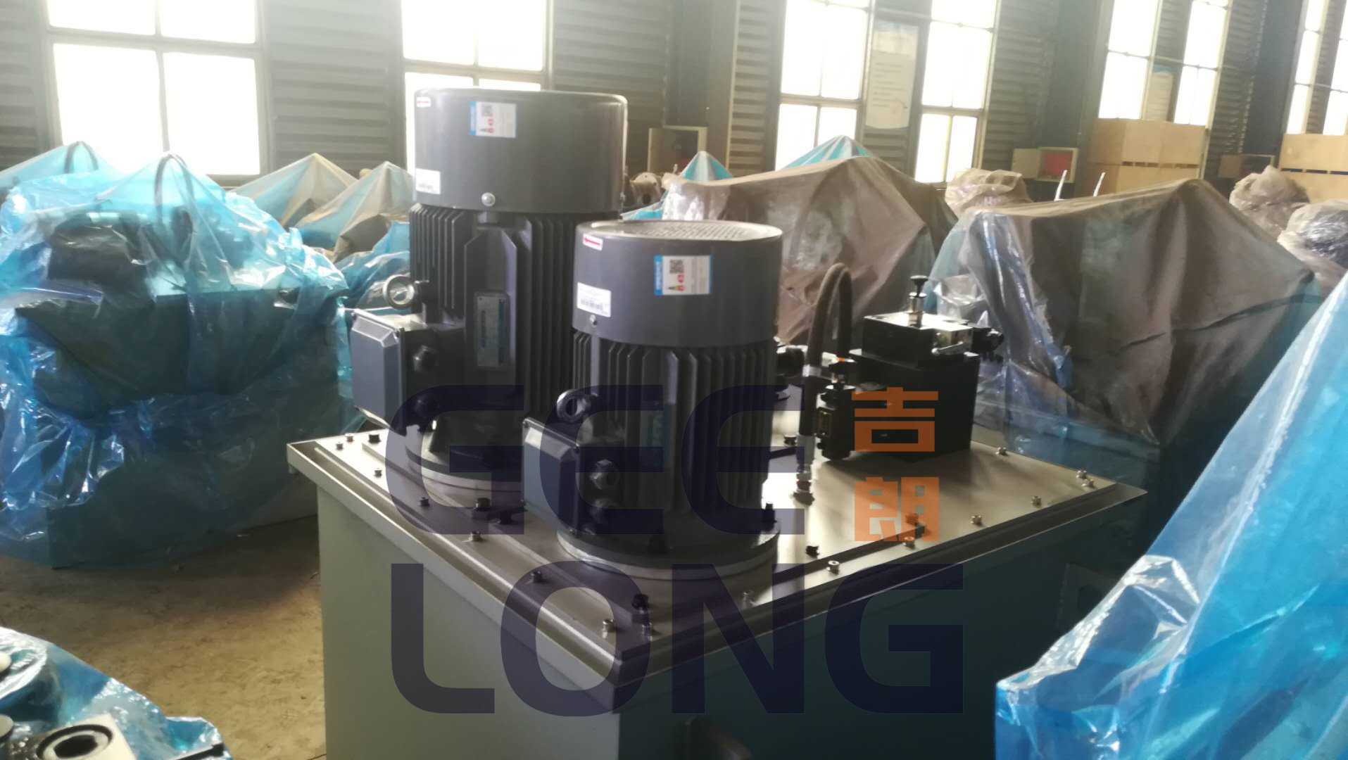 Hydraulic station of plywood hot press machine