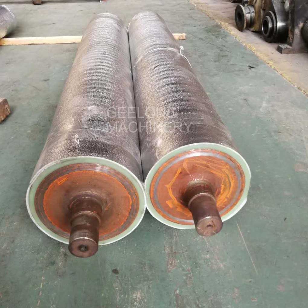 Sanding machine rubber roller