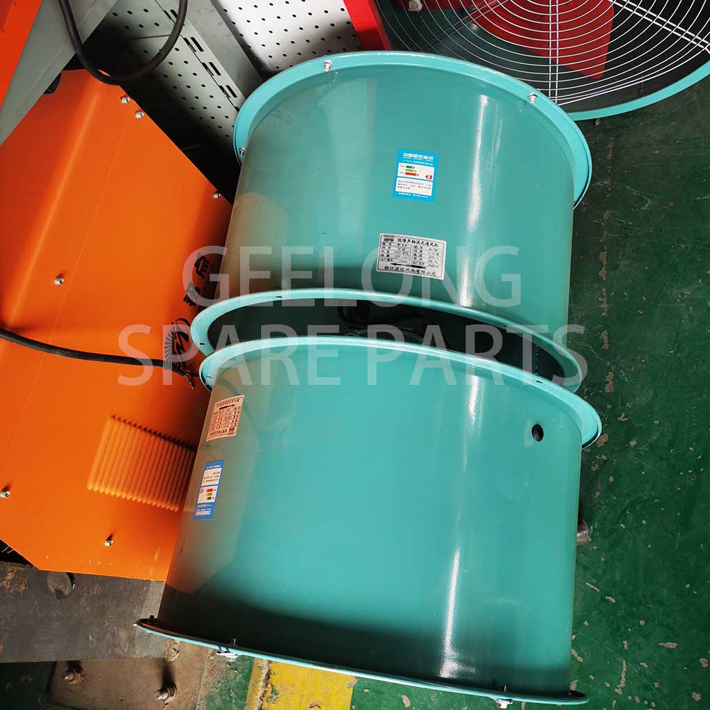 Cooling fan for plywood cooling work