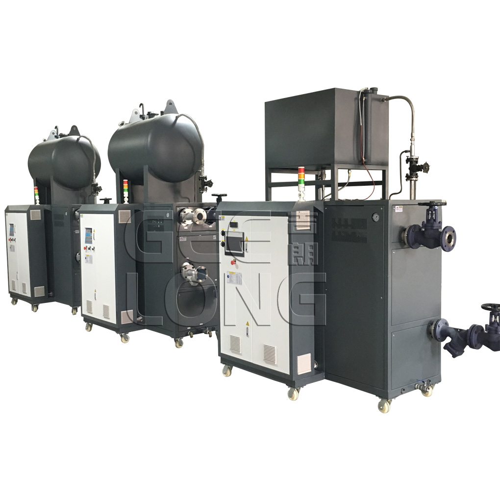 Electrical heating boiler for short cycle lamination hot press machine