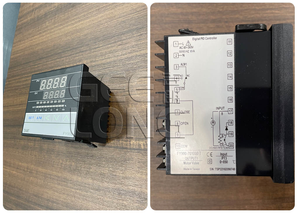 Digital PID controller for temperature controlling system for plywood hot press machine