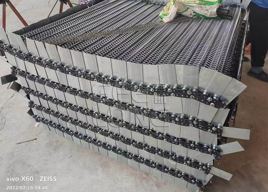 plywood paving machine Galvanized mesh belt