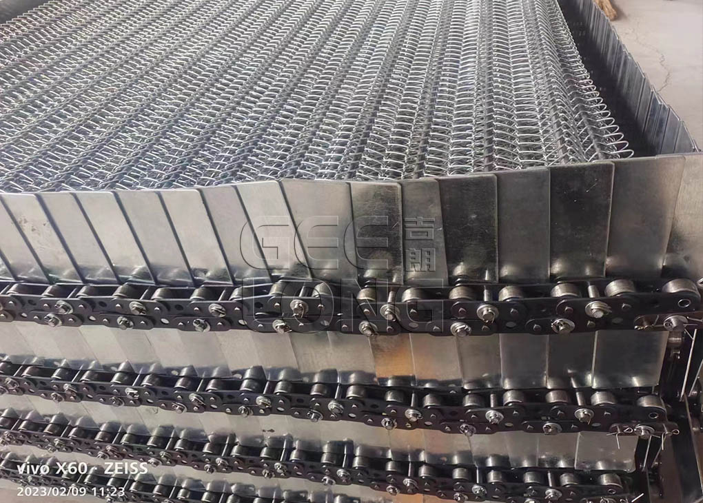 plywood paving machine Galvanized mesh belt