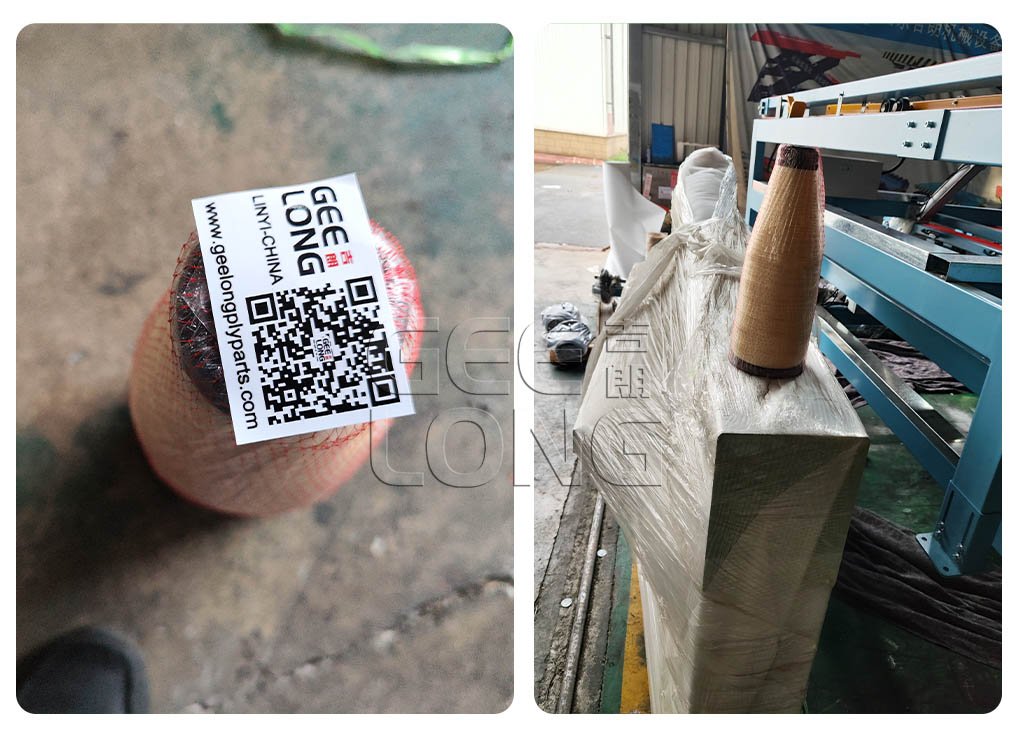 glue thread for veneer sewing machine