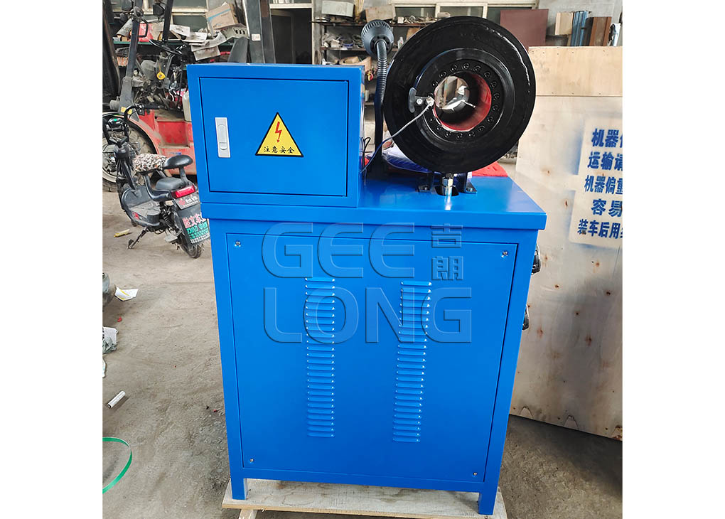 Hydraulic pipe locking machine for Plywood factory use