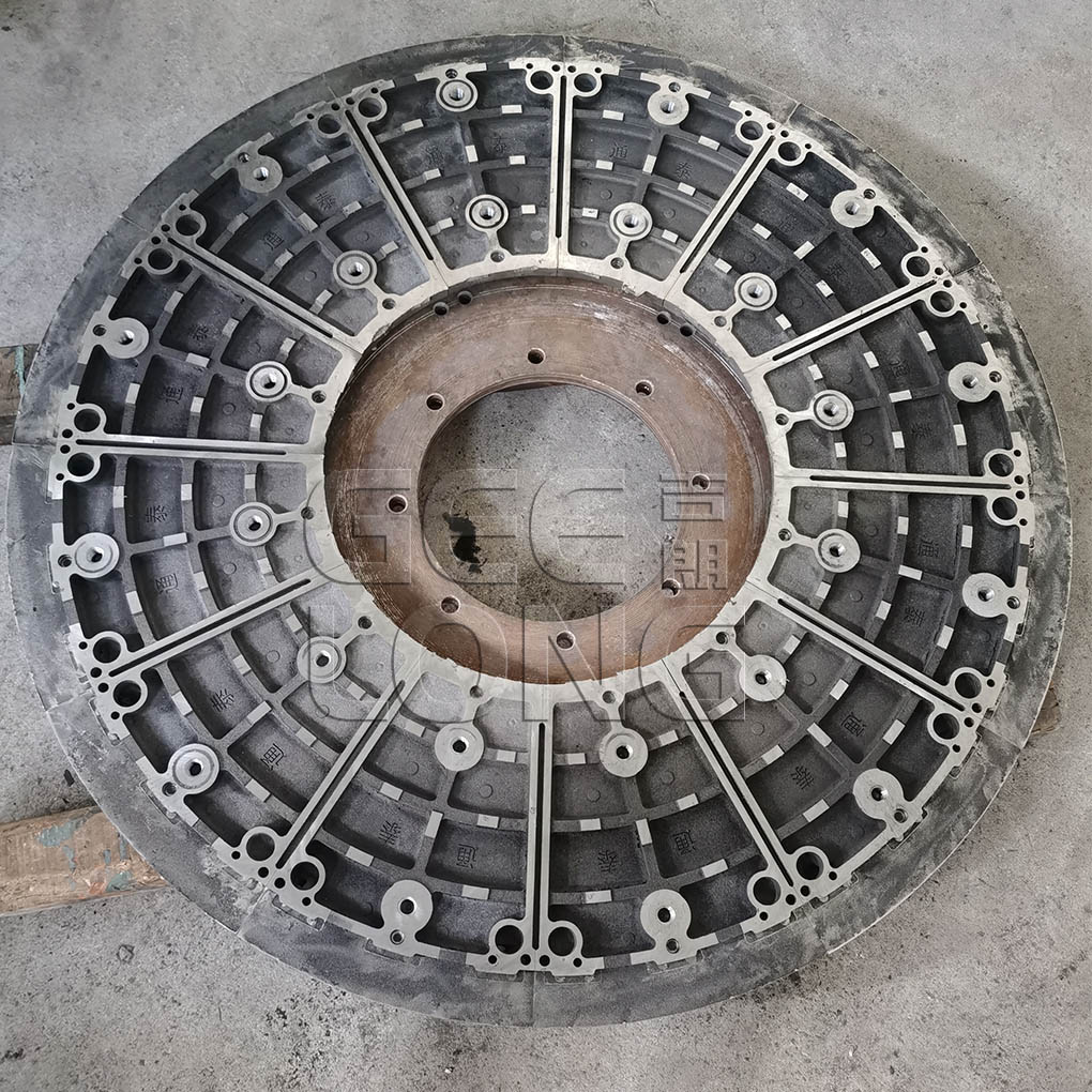 China Refiner discs for single and double disc mdf fiber refiner machine.