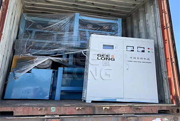geelong spindleless veneer peeling machine are exported