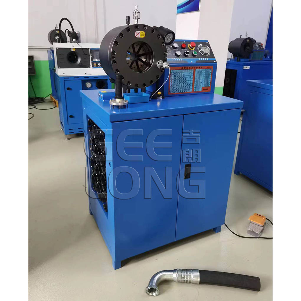 Hydraulic pipe locking machine for Plywood factory use