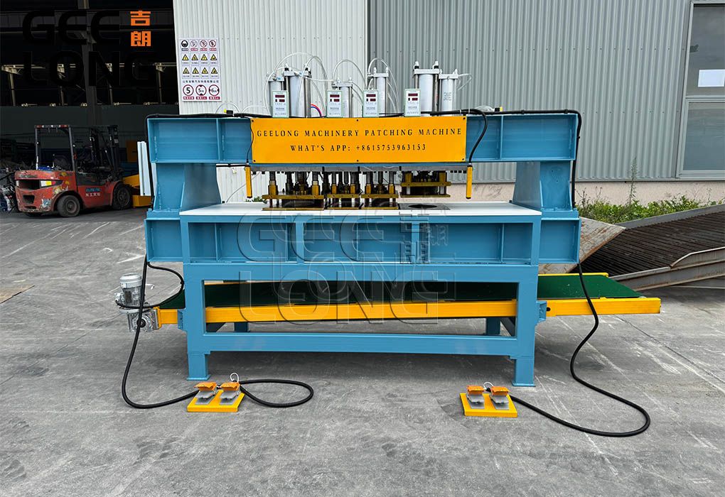 China veneer patching machine Grade B changed to Grade A