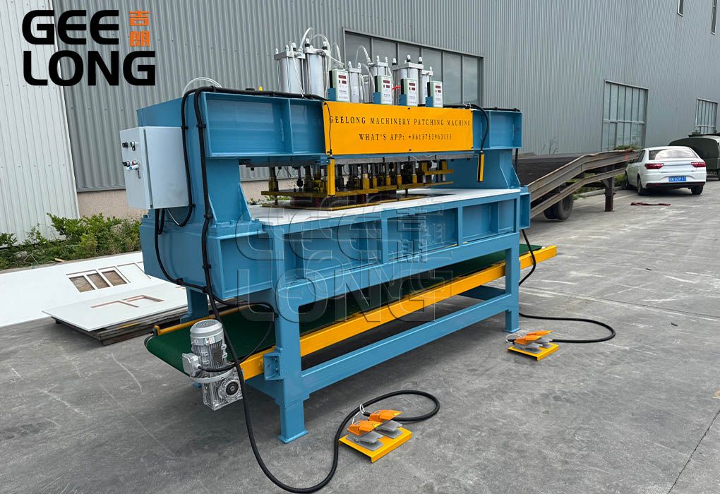 China veneer patching machine Grade B changed to Grade A